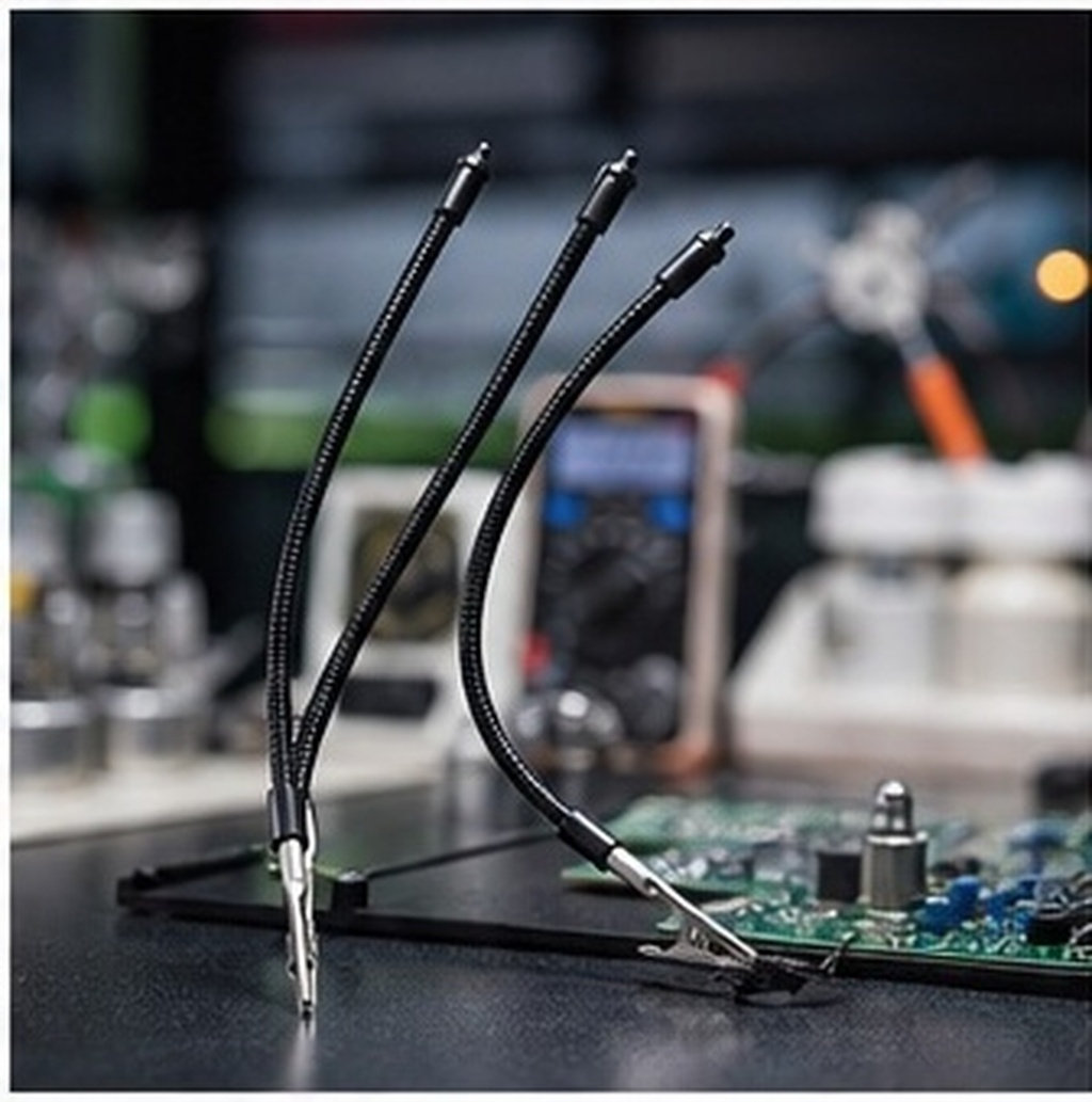 Electronics Repair Tools - 3 buah penjepit meja kerja untuk